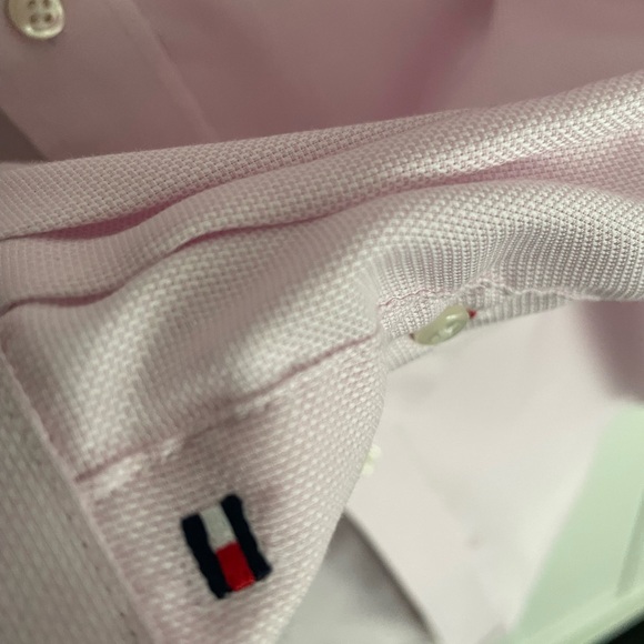 Tommy Hilfiger Soft Pink Dress Shirt - Picture 3 of 4